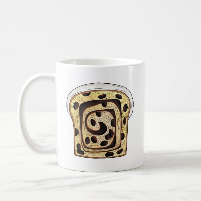 Cinnamon Raisin Brot Loaf Backen Breadmaking Kaffeetasse (Links)