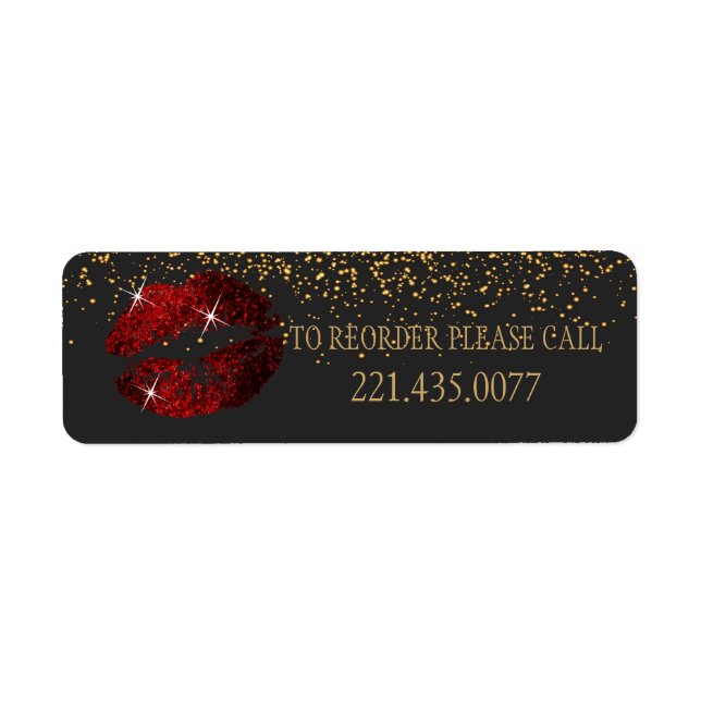 Cinnamon Red Glitzer Lips - Reformation (Vorne)
