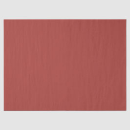 Cinnamon Red Solid Color Seidenpapier
