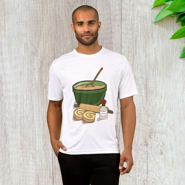 Cinnamon Roll Backingredients Gemütliche Küche T-Shirt (Von Creator hochgeladen)