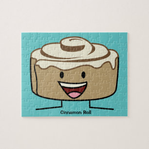 Cinnamon Roll Bun Gebäck Gooey Zucker wirbeln Dä