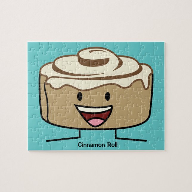 Cinnamon Roll Bun Gebäck Gooey Zucker wirbeln Däni (Horizontal)