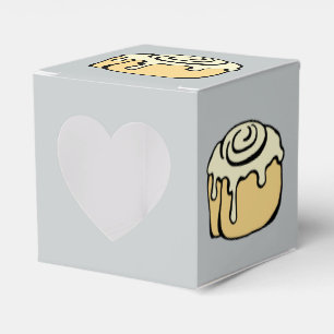 Cinnamon Roll Honey Bun Cartoon Design White Niedl Geschenkschachtel