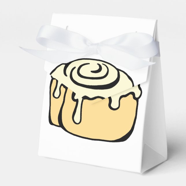 Cinnamon Roll Honey Bun White Cartoon Design Niedl Geschenkschachtel (Vorderseite)