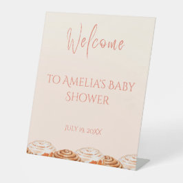 Cinnamon Roll Shower Welcome Sign – Sweet Brunch Sockelschild