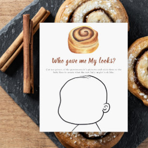 Cinnamon Rolle Baby Dusche - Wer gab mir mein Auss