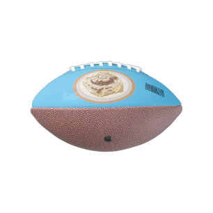 Cinnamon Rolle Cartoon Illustration Football