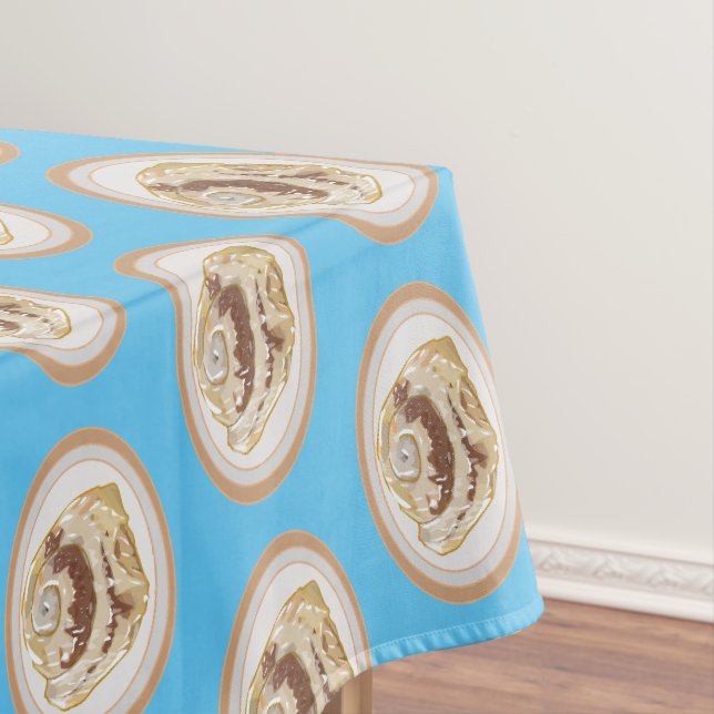 Cinnamon Rolle Cartoon Illustration Tischdecke (Beispiel)