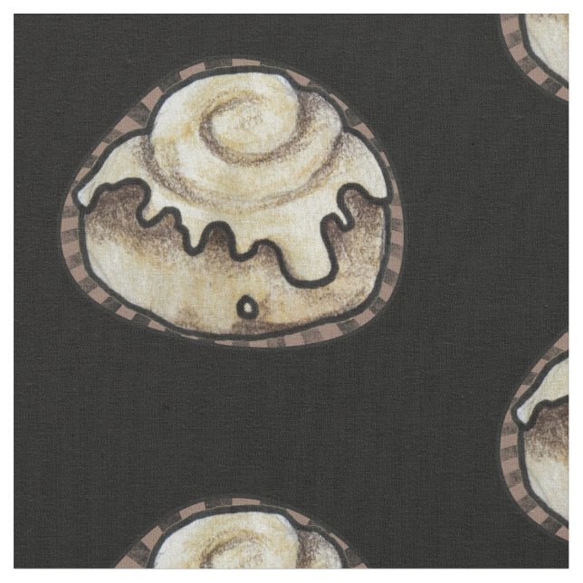 Cinnamon Rolle Stoff (Nahaufnahme)