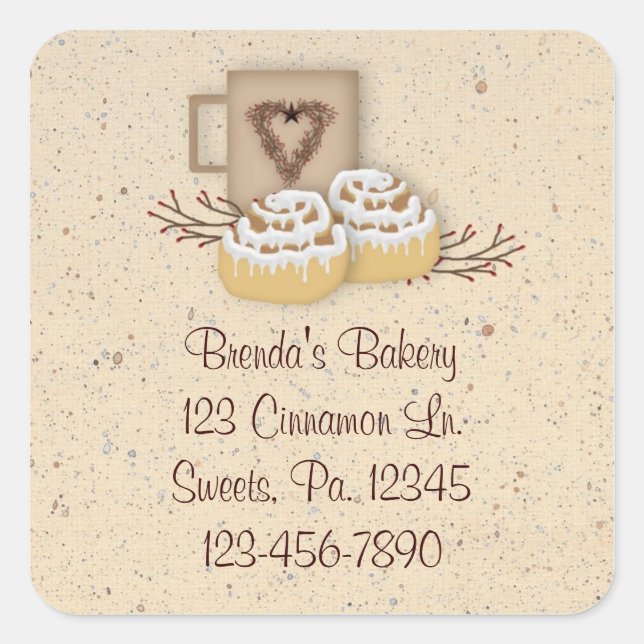 Cinnamon Rolls Sticker (Vorderseite)