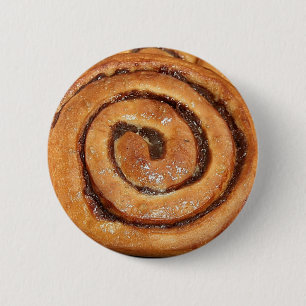 Cinnamon Snail Pastry Button