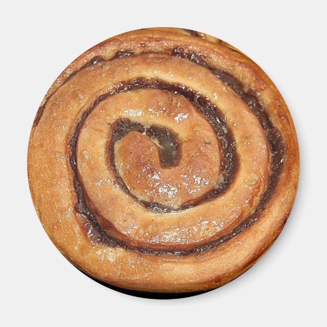Cinnamon Snail Pastry Magnet (Vorne)