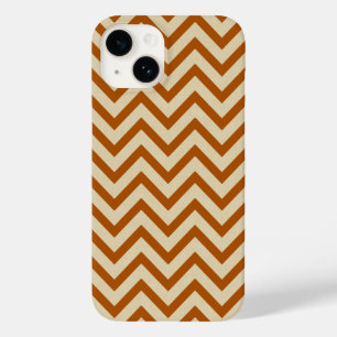 Cinnamon Spice Moods Chevrons Case-Mate iPhone 14 Hülle