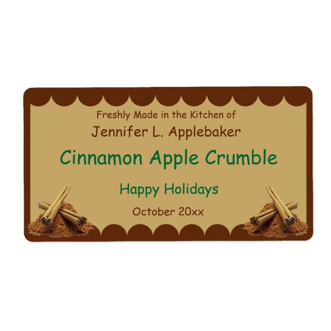 Cinnamon Sticks Scallope Edge Food (Vorne)