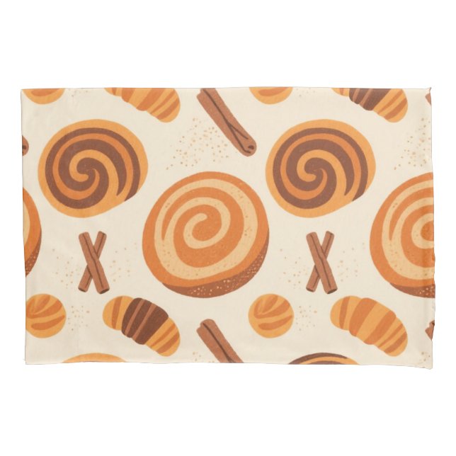 Cinnamon-Wirbel werfen Blanket - Warmer Herbst Kissenbezug (Vorderseite)