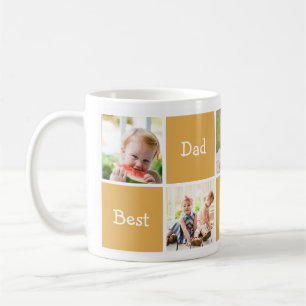 Cinq Fêtes des pères Modèles photo de café Mug