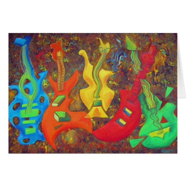 CINQ GUITARES (Devant Horizontal)