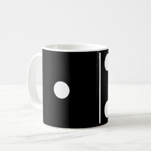 Cinq un noir dominino Mug