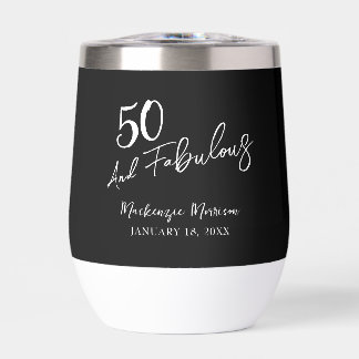 Cinquante ans noir et fabuleux texte pour fête d'a