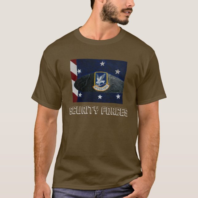 cinquante-cinquième T-SHIRTS de FORCES de SÉCURITÉ (Devant)