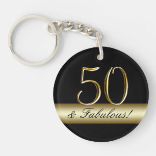 Cinquantième anniversaire d'or métallique noir