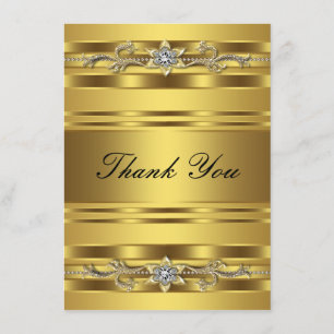 cinquantième Carte de remerciements d'anniversaire