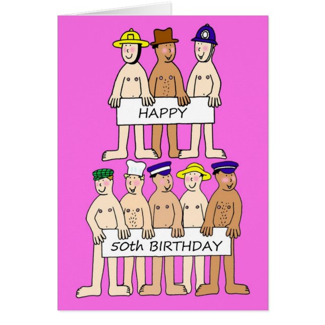 Cinquantième hommes heureux de bande dessinée (Devant)