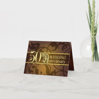 cinquantième Invitations d'anniversaire - cartes