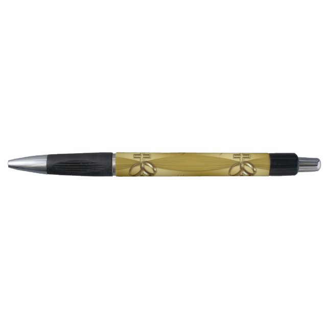 Cinquantième stylo d'or religieux d'anniversaire (Devant)