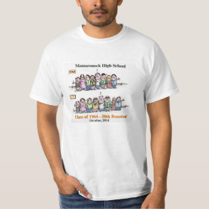 Cinquantième T-shirt de la Réunion de MHS 1964