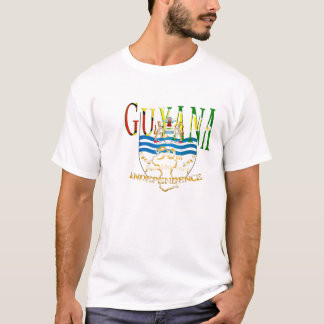 Cinquantième T-shirt heureux Guyane