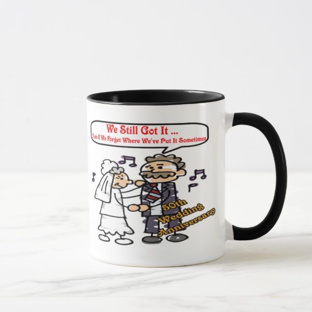 cinquantième Tasse d'anniversaire de mariage (Droite)