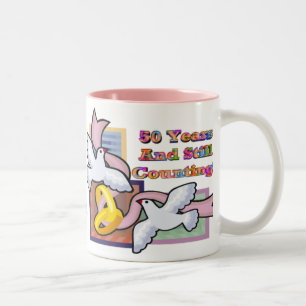 cinquantième Tasse d'anniversaire de mariage