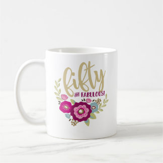 cinquantième Tasse de cadeau d'anniversaire