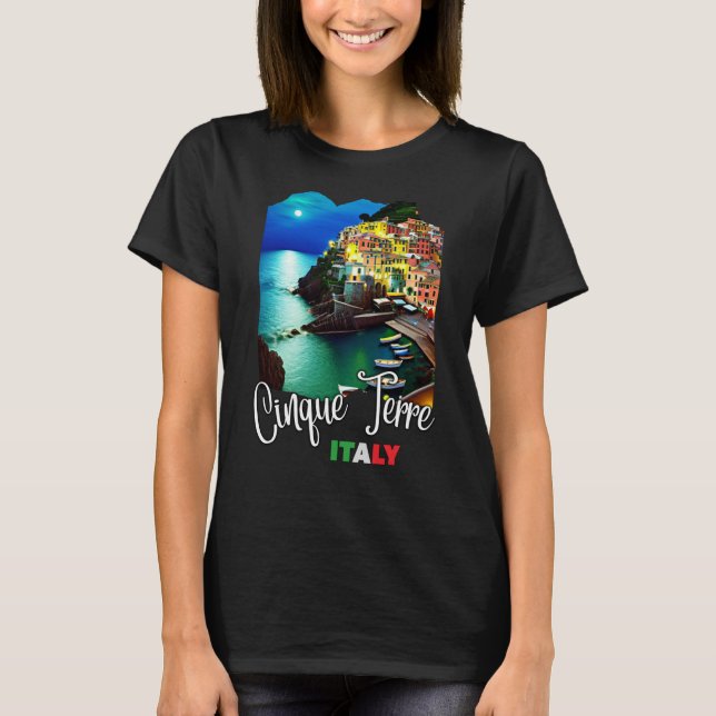 Cinque Terre A Night Malcantone T-Shirt (Vorderseite)