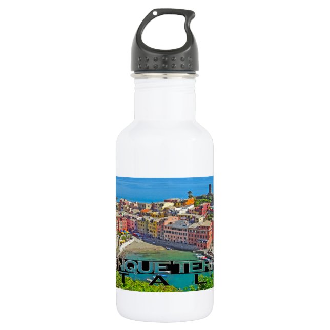 Cinque Terre Edelstahlflasche (Vorderseite)
