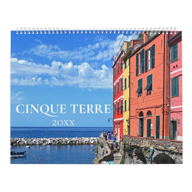 Cinque Terre Esthétique Italie Calendrier des Murs (Protection)
