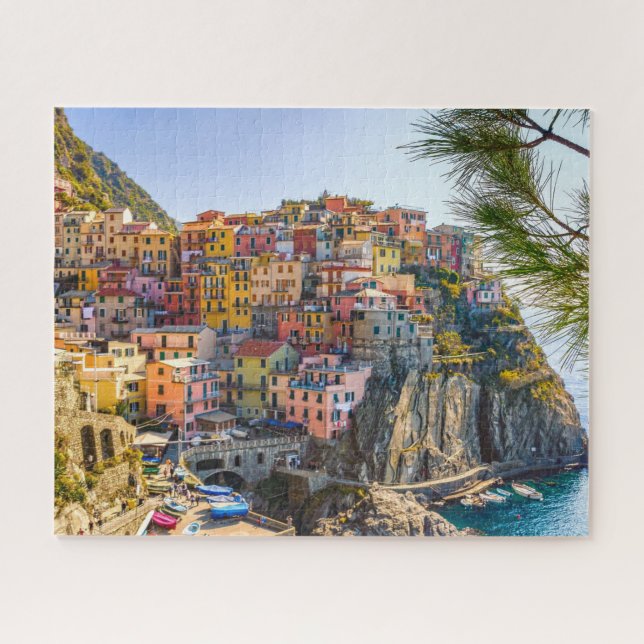 Cinque Terre, Italien Altes Dorf Gebäude (Horizontal)