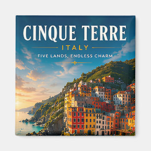 🌅 Cinque Terre Italien Küstenort Magnet