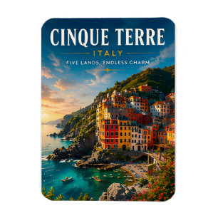 🌅 Cinque Terre Italien Küstenort Magnet
