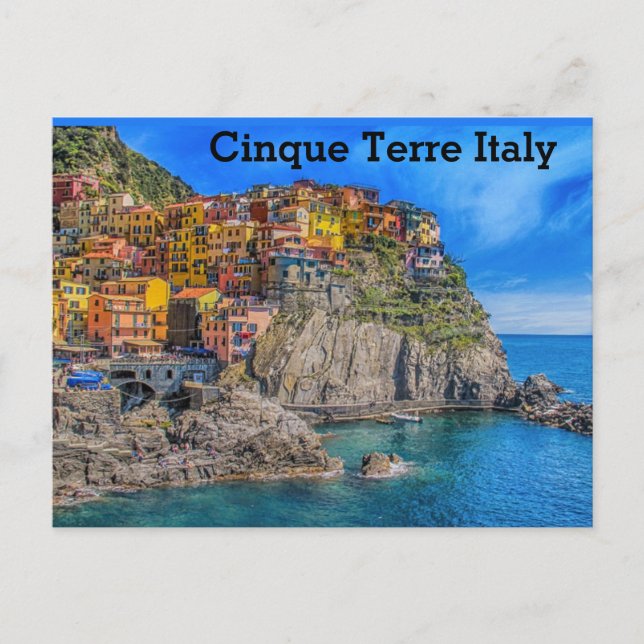 Cinque Terre Italien Postkarte (Vorderseite)