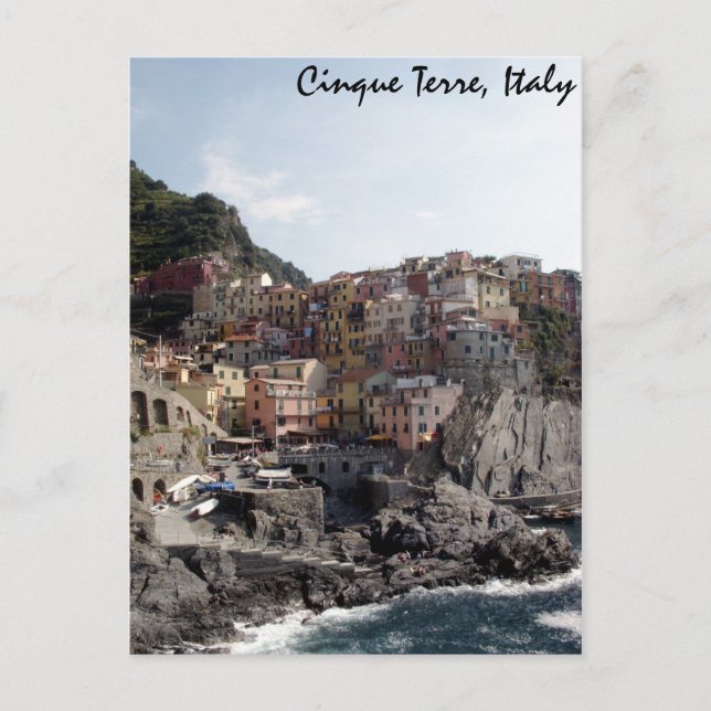Cinque Terre, Italien Postkarte (Vorderseite)