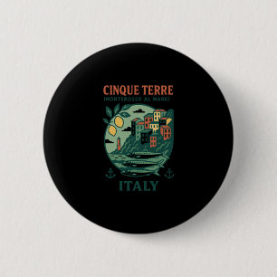 Cinque Terre Italien Souvenir Monterosso Al Mare T Button