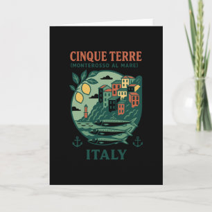 Cinque Terre Italien Souvenir Monterosso Al Mare T Karte