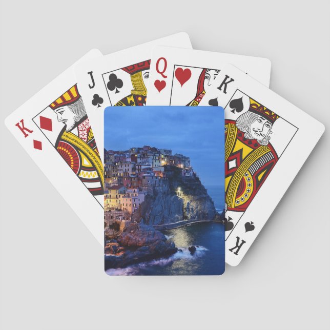 Cinque Terre, Italien Spielkarten (Rückseite)