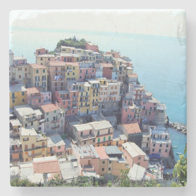 Cinque Terre, Italien Steinuntersetzer (Vorderseite)