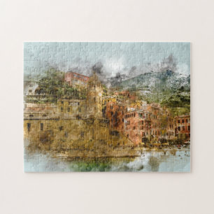 Cinque Terre Italien Strand Amalfi Küste Gebäude