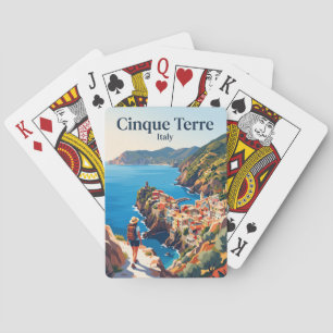 Cinque Terre Küstenweg Italien Spielkarten
