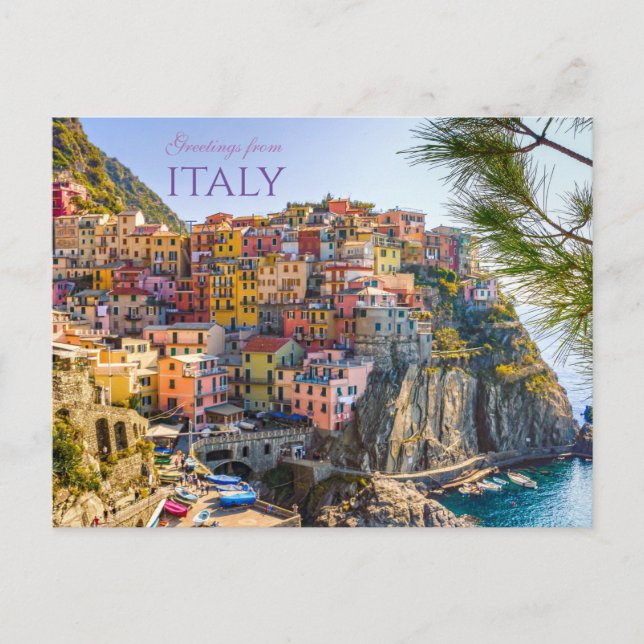 Cinque Terre Ligurie Italie Carte postale Pittores (Devant)