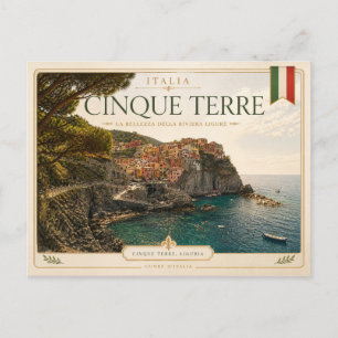 Cinque Terre, Ligurien - Italien Postkarte